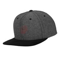 Chambray-suede snapback (6089CH) Vignette
