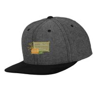 Chambray-suede snapback (6089CH) Vignette