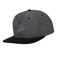 Chambray-suede snapback (6089CH) Vignette
