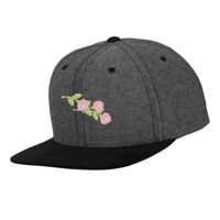 Chambray-suede snapback (6089CH) Vignette