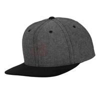 Chambray-suede snapback (6089CH) Vignette