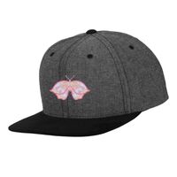 Chambray-suede snapback (6089CH) Vignette
