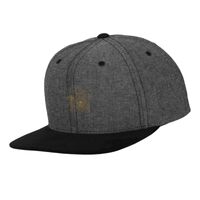 Chambray-suede snapback (6089CH) Vignette