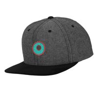 Chambray-suede snapback (6089CH) Vignette