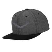 Chambray-suede snapback (6089CH) Vignette