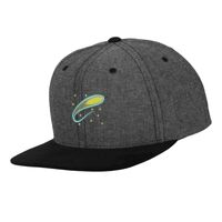 Chambray-suede snapback (6089CH) Vignette