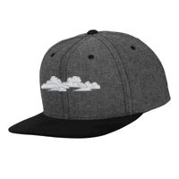 Chambray-suede snapback (6089CH) Vignette