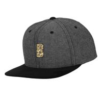 Chambray-suede snapback (6089CH) Vignette