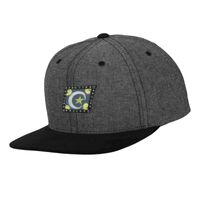Chambray-suede snapback (6089CH) Vignette