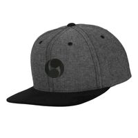 Chambray-suede snapback (6089CH) Vignette