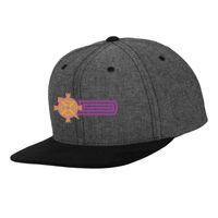 Chambray-suede snapback (6089CH) Vignette