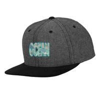 Chambray-suede snapback (6089CH) Vignette