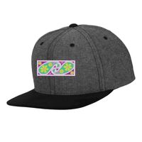 Chambray-suede snapback (6089CH) Vignette