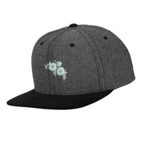 Chambray-suede snapback (6089CH) Vignette