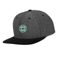 Chambray-suede snapback (6089CH) Vignette