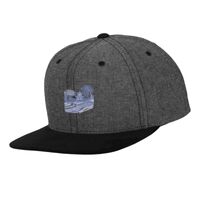 Chambray-suede snapback (6089CH) Vignette