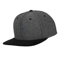 Chambray-suede snapback (6089CH) Vignette