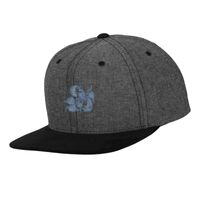 Chambray-suede snapback (6089CH) Vignette