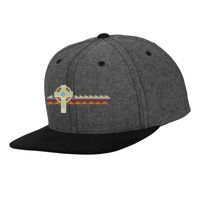 Chambray-suede snapback (6089CH) Vignette