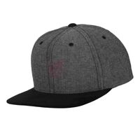 Chambray-suede snapback (6089CH) Vignette