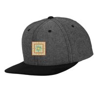 Chambray-suede snapback (6089CH) Vignette