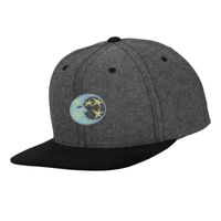 Chambray-suede snapback (6089CH) Vignette
