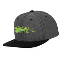 Chambray-suede snapback (6089CH) Vignette