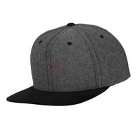 Chambray-suede snapback (6089CH) Vignette