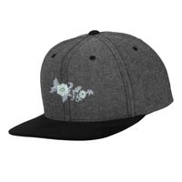 Chambray-suede snapback (6089CH) Vignette