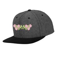 Chambray-suede snapback (6089CH) Vignette