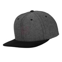 Chambray-suede snapback (6089CH) Vignette