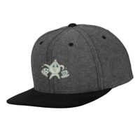 Chambray-suede snapback (6089CH) Vignette