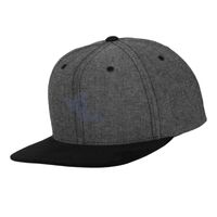 Chambray-suede snapback (6089CH) Vignette