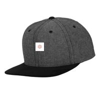 Chambray-suede snapback (6089CH) Vignette