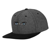 Chambray-suede snapback (6089CH) Vignette