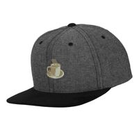 Chambray-suede snapback (6089CH) Vignette