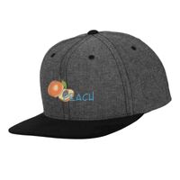 Chambray-suede snapback (6089CH) Vignette