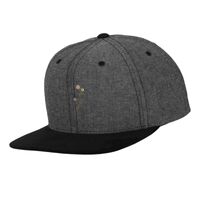 Chambray-suede snapback (6089CH) Vignette