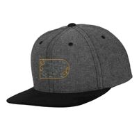 Chambray-suede snapback (6089CH) Vignette