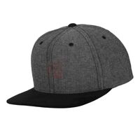 Chambray-suede snapback (6089CH) Vignette