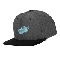 Chambray-suede snapback (6089CH) Vignette