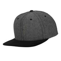 Chambray-suede snapback (6089CH) Vignette