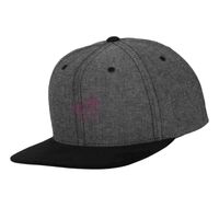 Chambray-suede snapback (6089CH) Vignette