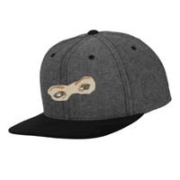 Chambray-suede snapback (6089CH) Vignette