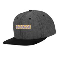 Chambray-suede snapback (6089CH) Vignette