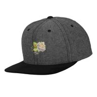 Chambray-suede snapback (6089CH) Vignette