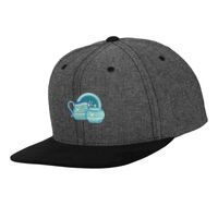 Chambray-suede snapback (6089CH) Vignette
