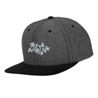 Chambray-suede snapback (6089CH) Vignette
