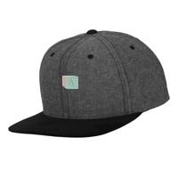 Chambray-suede snapback (6089CH) Vignette