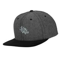 Chambray-suede snapback (6089CH) Vignette